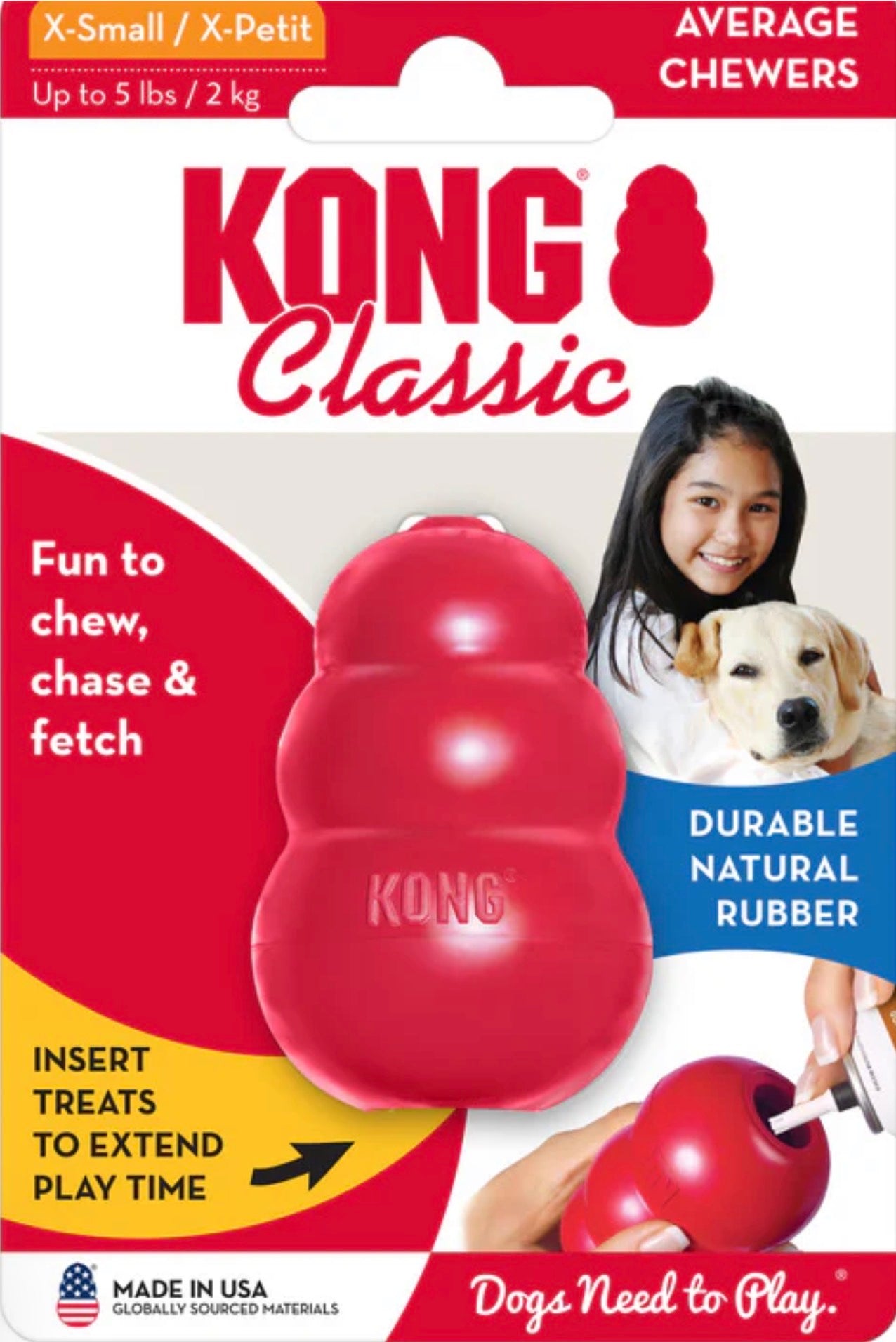 KONG Clasico extra pequeño