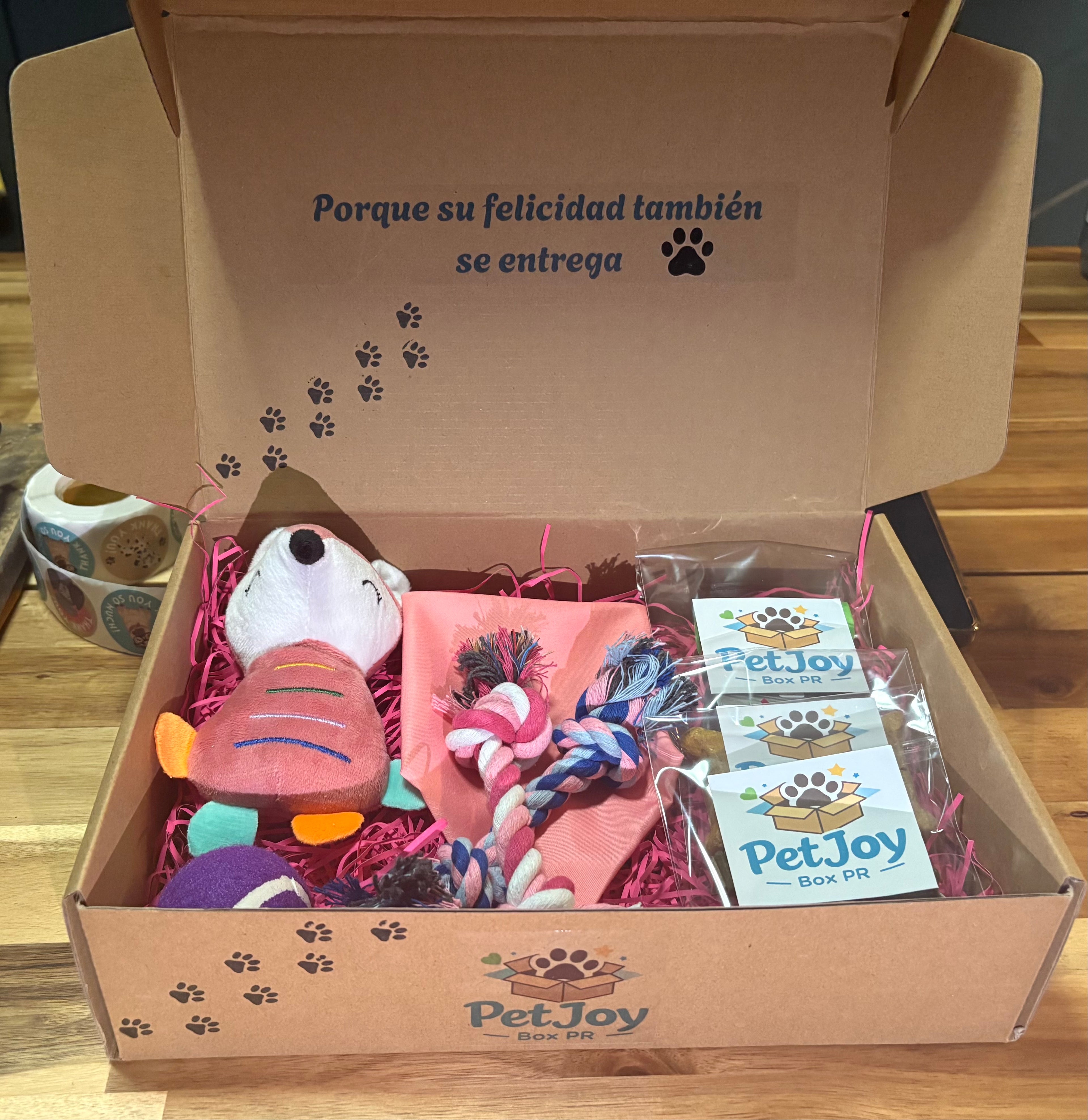 Caja lista para tu mascota de hembra