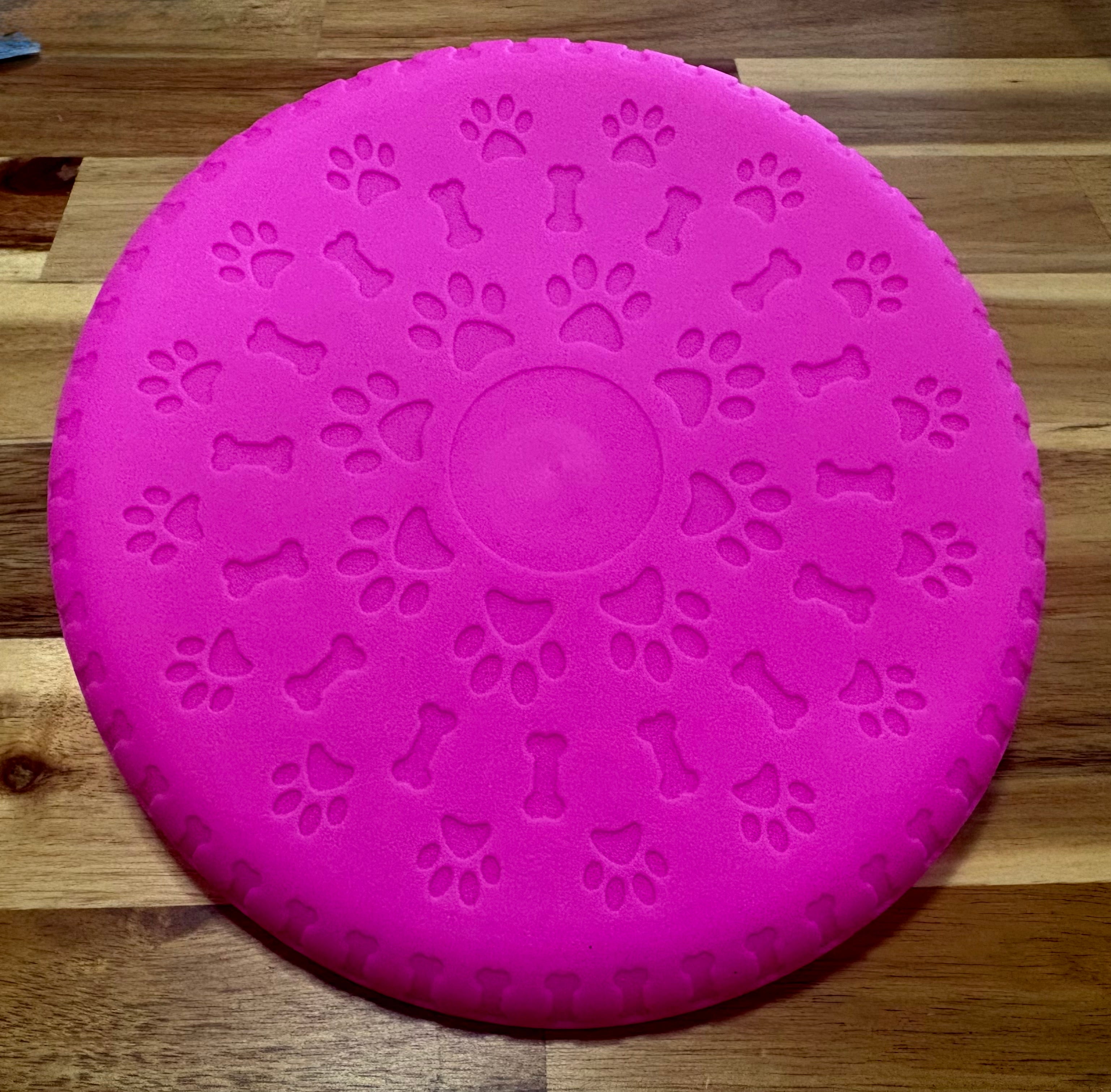 Disco de goma para perro