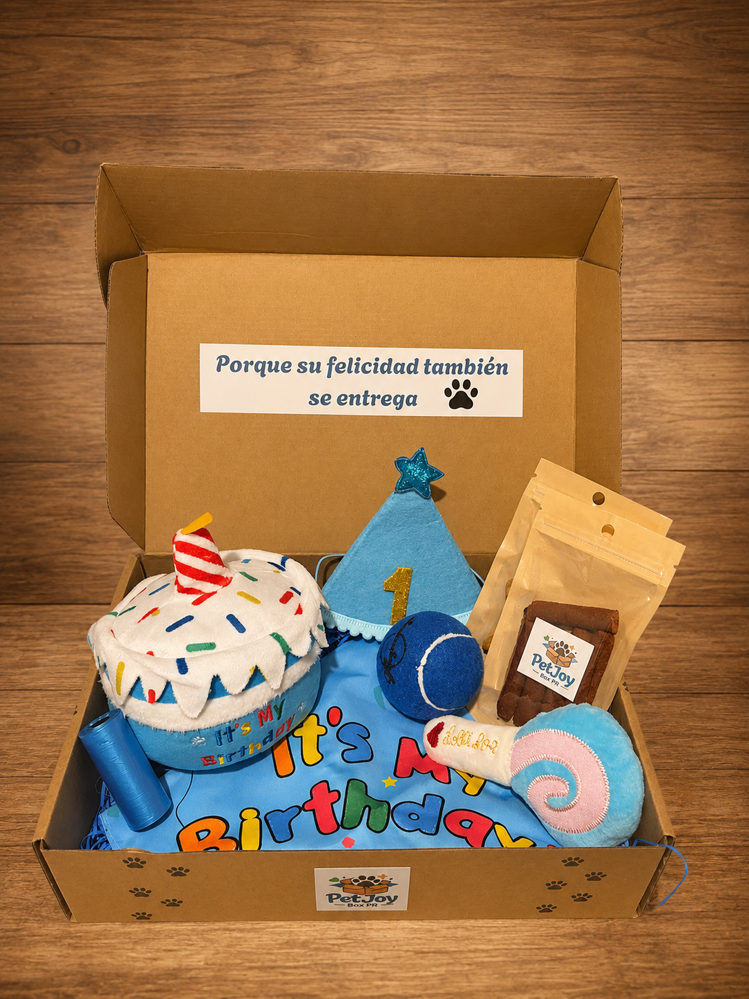 Pet Joy box cumpleaños